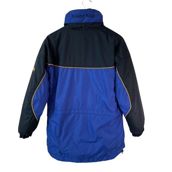 VTG 90s COLUMBIA SPORTSWEAR Women's Full Zip Boulder Ridge Jacket Blue Small - Picture 3 of 16